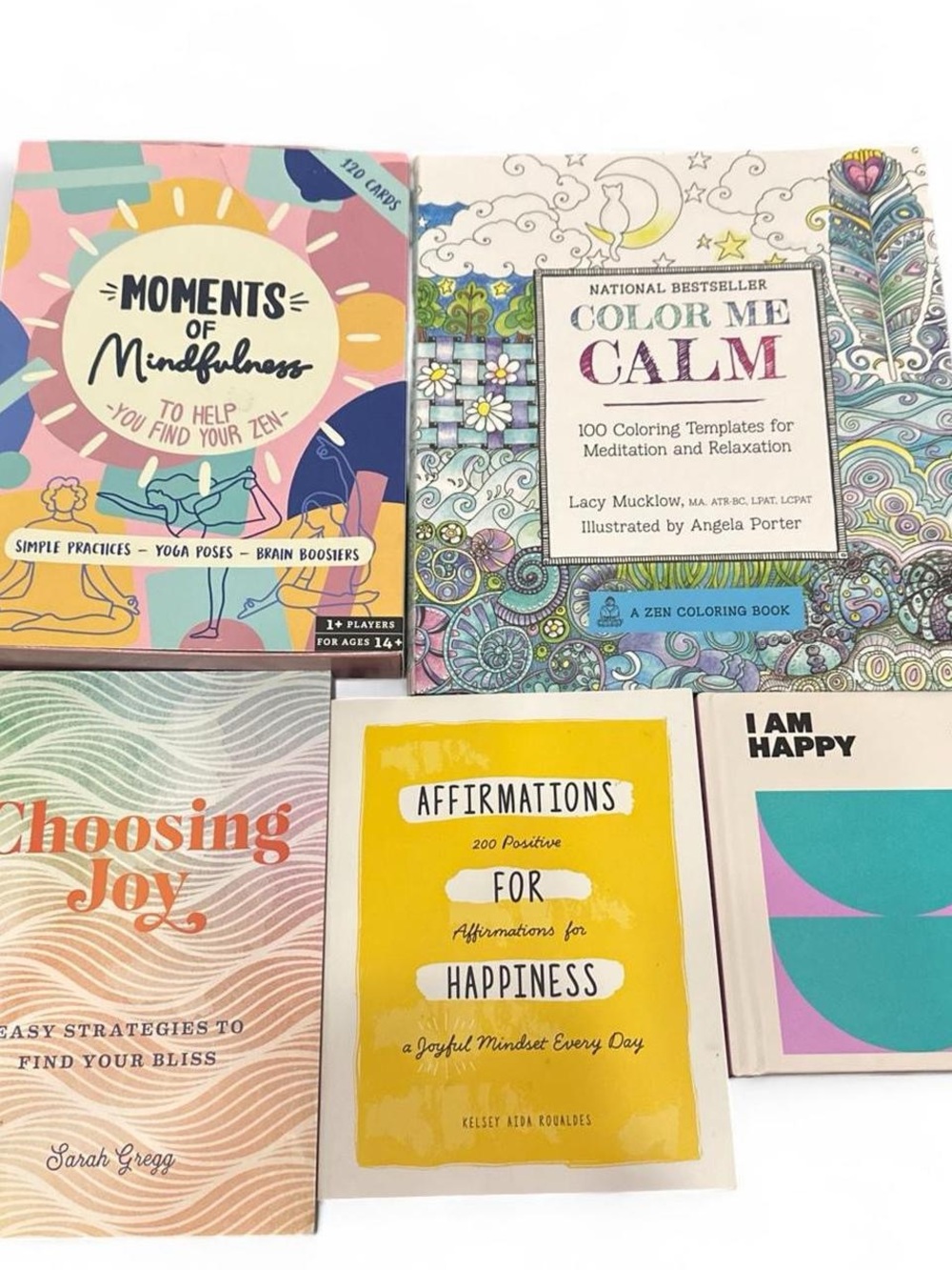 Mindfulness and self-care bundle with 5